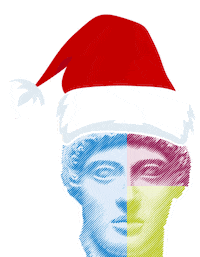 Christmas Santa Sticker by APOLLON Hochschule