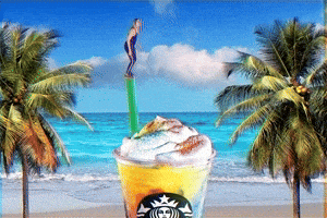 Summer Tie Dye GIF by Starbucks