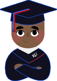 the hill college Sticker by University of Kansas