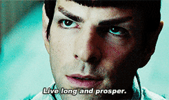 Live Long And Prosper Zachary Quinto GIF
