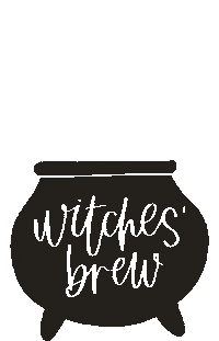 Witches Brew Halloween Sticker by kynyoubelieveit