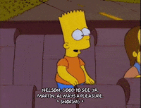 bart simpson sleeping GIF