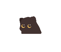 Black Cat Halloween Sticker