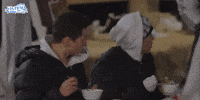 Shaking Head Eating GIF