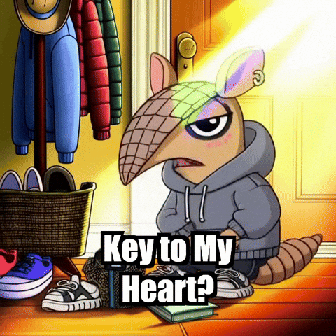 Key To My Heart Morning GIF by Chillo Dillo