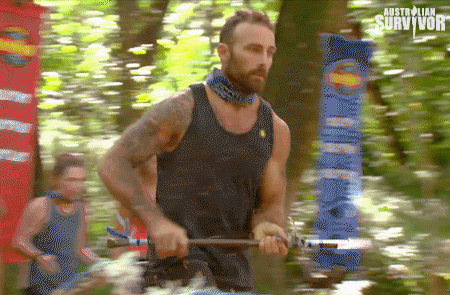 muscles chop GIF by Australian Survivor