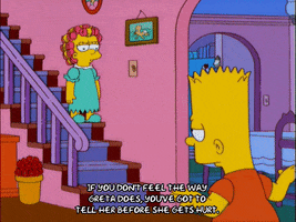 telling bart simpson GIF