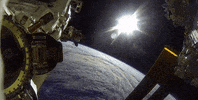 astronaut spacewalk GIF by NASA