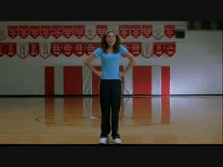 cheerhq giphygifmaker cheerleading bring it on cheer tryout GIF