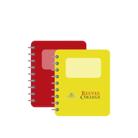 ReevesCollege notebook takingnotes reevescollege collegeswag Sticker
