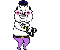 タンクトップ警察 Sticker