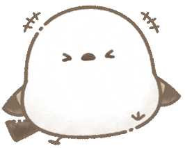 nakasan_ms giphyupload bird かわいい 鳥 Sticker