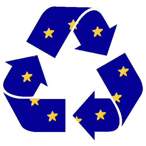europaiparlament giphyupload sustainable sustainability recycle Sticker