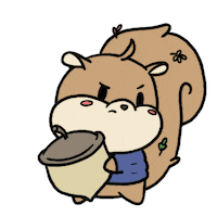 Angry Sticker Sticker by Aminal Stickers