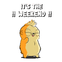 Happy Day Off Sticker by Fugz Official