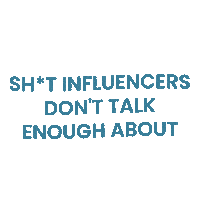 Sht Dont Talk Sticker by Influence with Impact