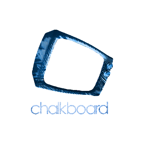 ChalkboardTV giphyupload chalkboardtv chalkboard tv chalkboard productions Sticker