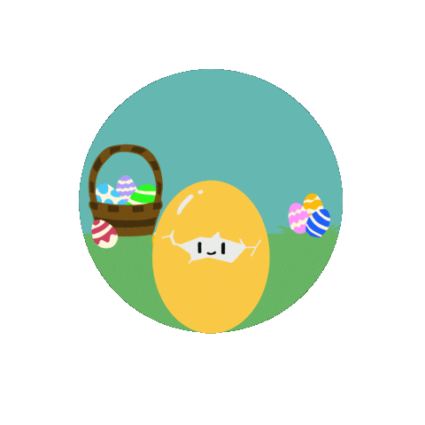 Happy Egg Sticker by LioxFoundation