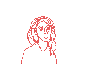 kohlenstoff_b drawing sketch portrait lines Sticker
