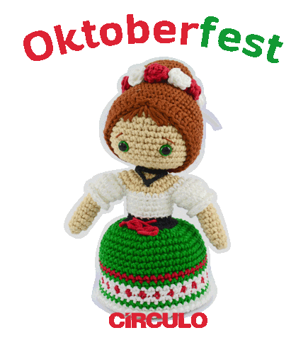 Oktoberfest Amigurumi Sticker by Círculo S/A