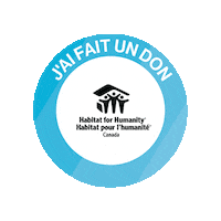 habitatcanada don traditions foyer habitatcanada Sticker