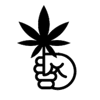 Weed Fist Sticker by Jusos