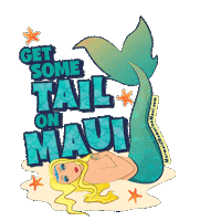 Mermaid Jules Sticker by Mermaid Memories Santa Cruz