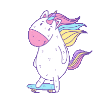 Skate Hello Sticker by Meluzina