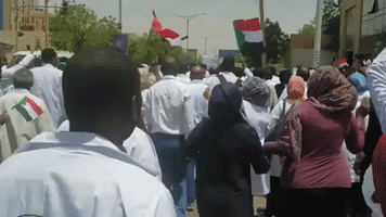 Sudanese Doctors Join Anti-Government Protests in Khartoum