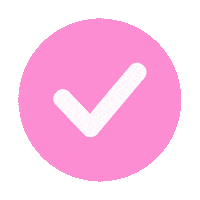 rescuemeatl done checkmark pinkcheck pink check mark Sticker