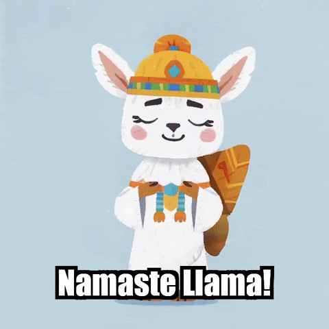 Yoga Wellness GIF by Llamaozi