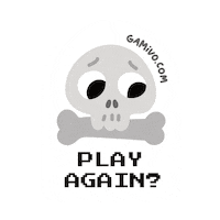 GAMIVOCOM game gaming gamer dead Sticker