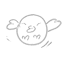 yurikomonogatari happy heart kawaii white Sticker