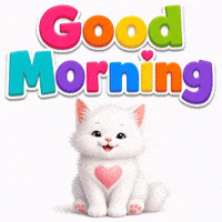 Good Morning Cat GIF