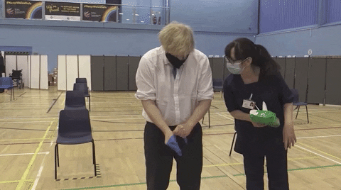 Boris Johnson Gloves GIF by GIPHY News
