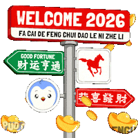 恭喜发财 Chinese New Year Sticker by Pudgy Penguins