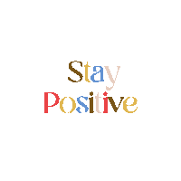 rocioneznez stay positive Sticker