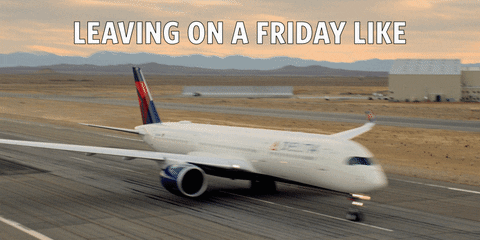 friday weekend GIF by Delta Air Lines