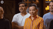 Celebrity Masterchef Reaction GIF by MasterChefAU