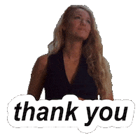 Thank You So Much Sticker by Blake Lively Fan