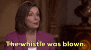 news nancy pelosi whistleblower the whistle was blown GIF