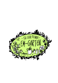 emchiemgau nature plants garden recycle Sticker