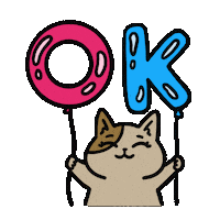 You Got It Ok Sticker by Cat and Cat Comics