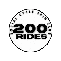 200 Sticker by Social Cycle Spin Club