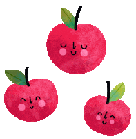 Happy Apple Tree Sticker by Tracy Myers Design