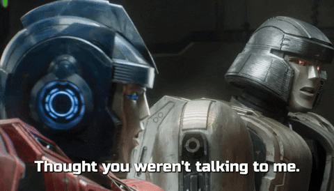 Are You Talking To Me GIF by Transformers