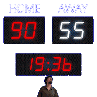 55 Away Sticker
