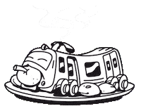 Comida Burn Sticker by Vandals on holidays