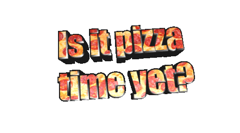 pizza time Sticker