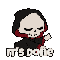 We Did It Success Sticker by Christophers Genie